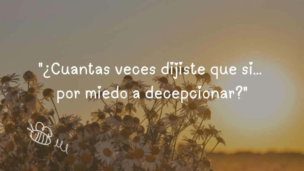 decir que no